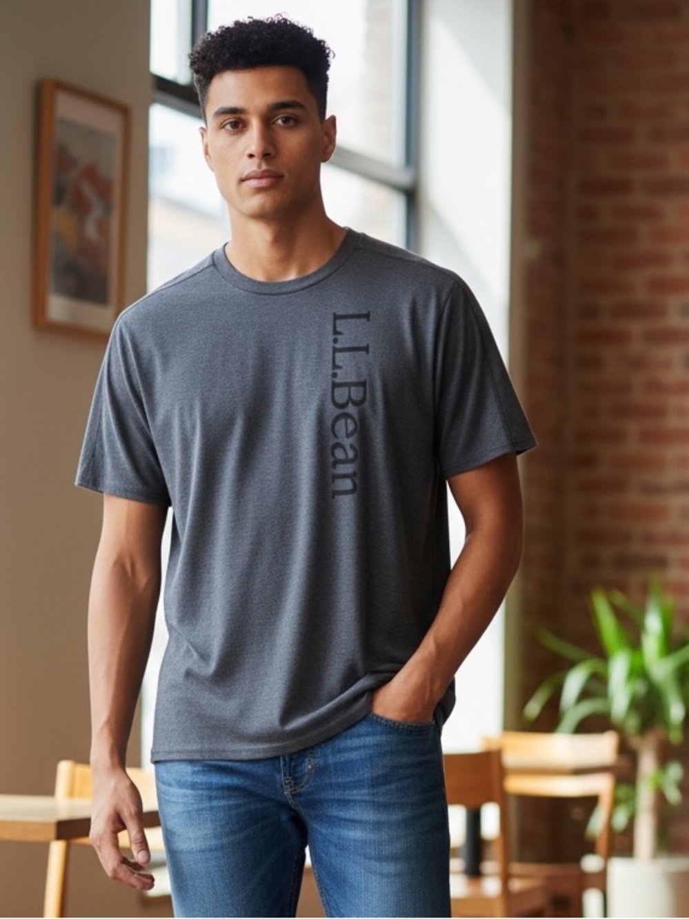 L.L.Bean Everyday SunSmart Performance T-Shirt Menās S NWT